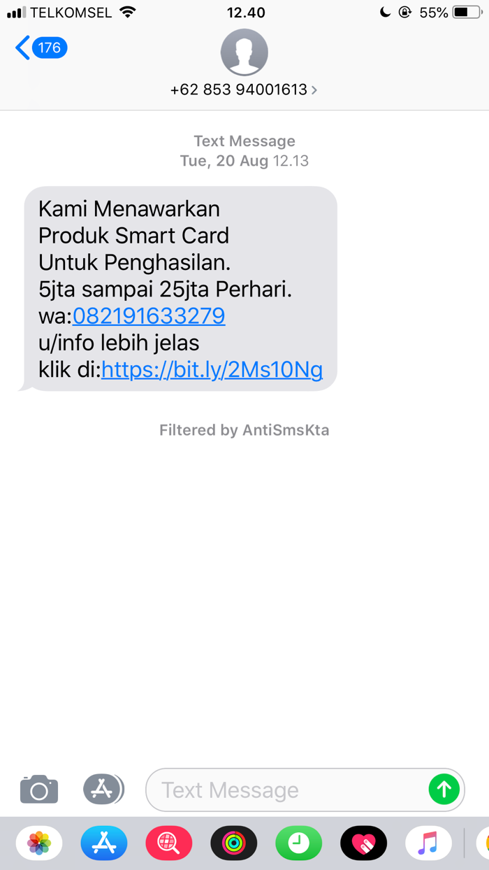 Anti SMS KTA