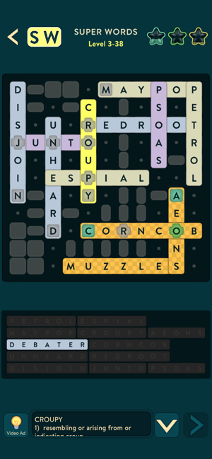 Super Words: Crossword Puzzle(圖3)-速報App
