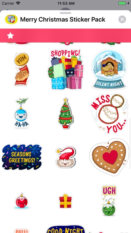 Merry Christmas Sticker Pack ! screenshot-5