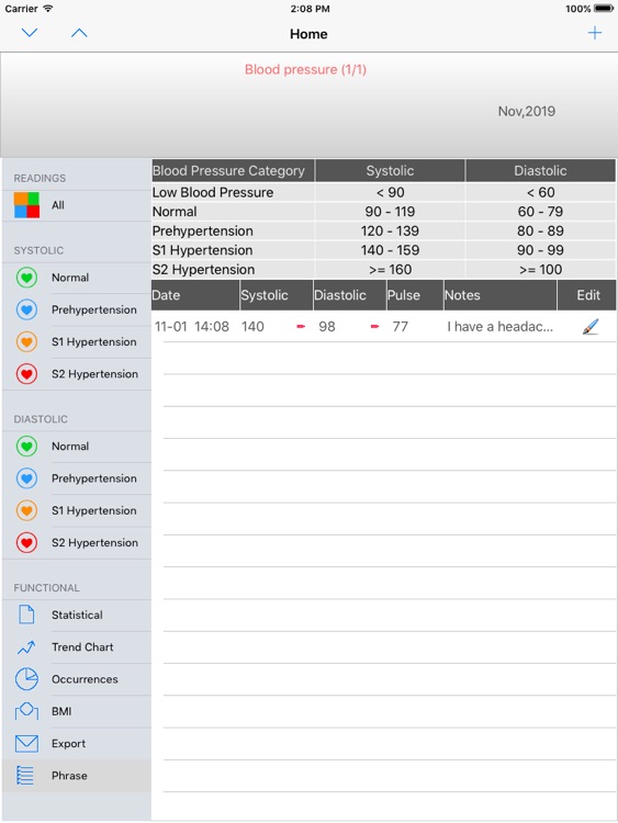 iBloodPressure361plus screenshot-3