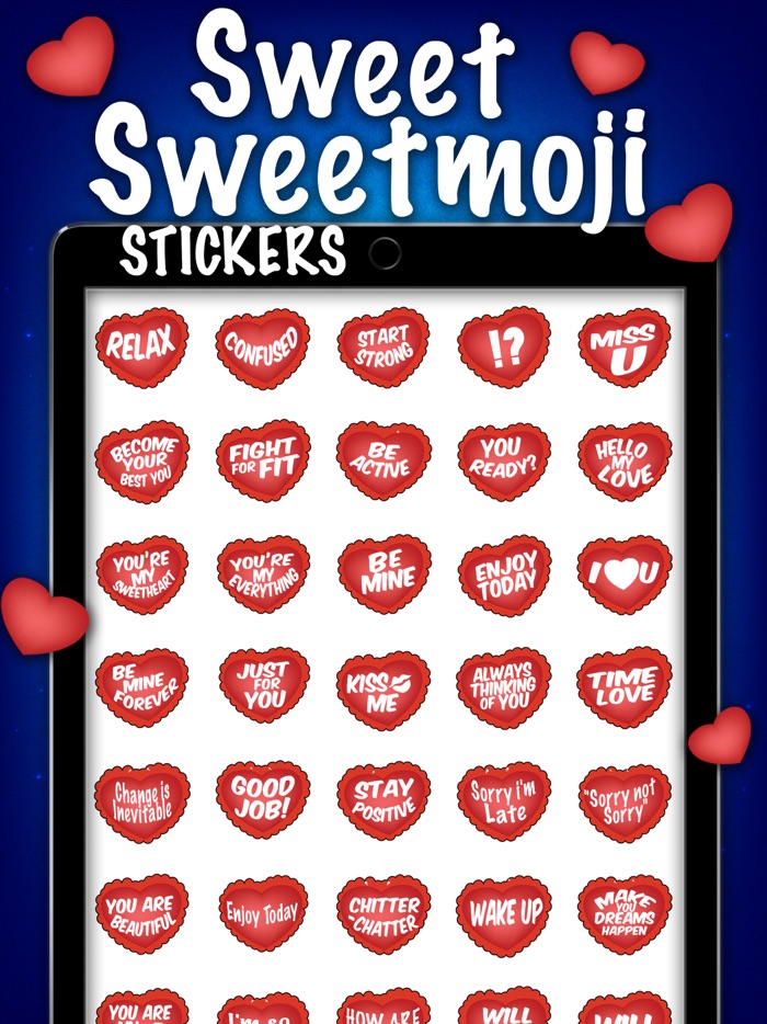 Sweet Sweetmoji Stickers