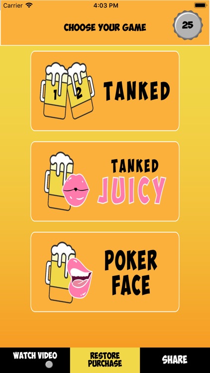 Tanked: drinking game