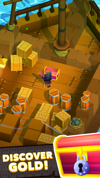 Blocky Pirates - Endless Arcade Swashbuckler Screenshot 4