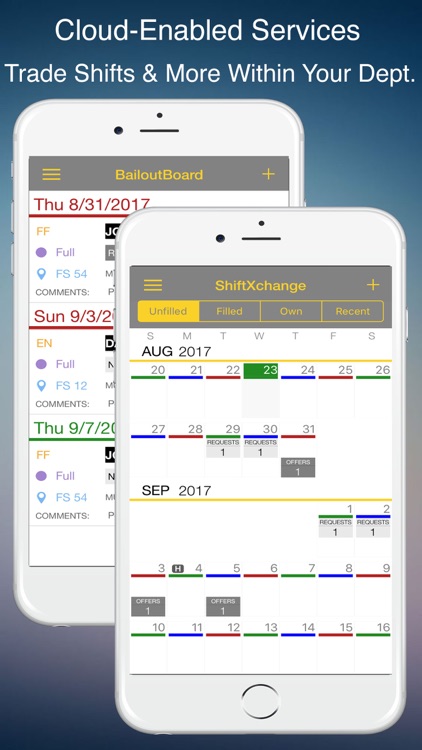 FireSync Shift Calendar