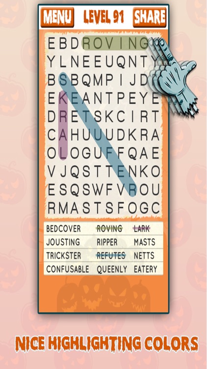 Halloween Word Search Puzzles screenshot-4