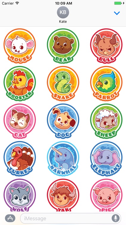 Sticker Me: Colourful Animals screenshot-4