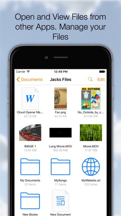 Cloud Opener - File m... screenshot1
