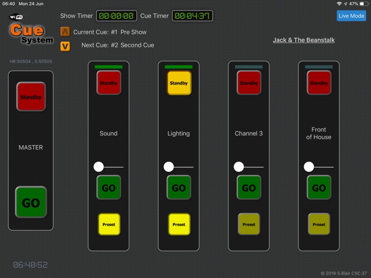 Cue System Console screenshot-3