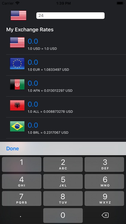 The Currency Exchange app