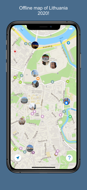 Lithuania 2020 — offline map(圖1)-速報App