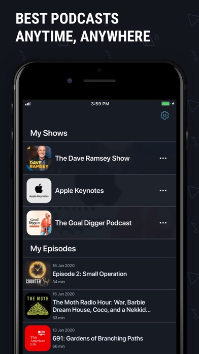 Podcast Tuner: Your Playlists screenshot 4