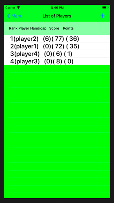 GolfScore_v1 screenshot 2