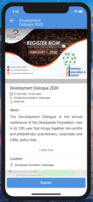 Development Dialogue 2020(圖3)-速報App