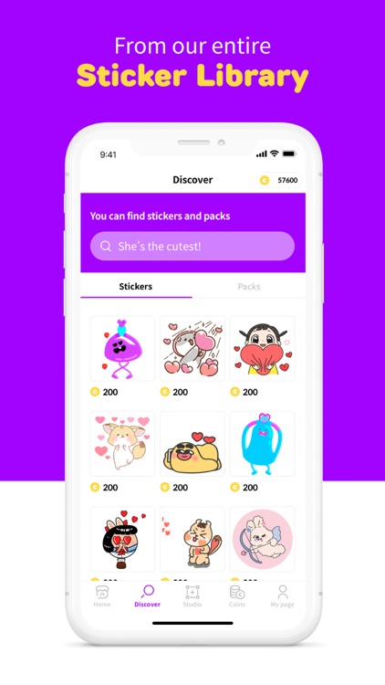 Stickers for iMessage: mojitok screenshot-3