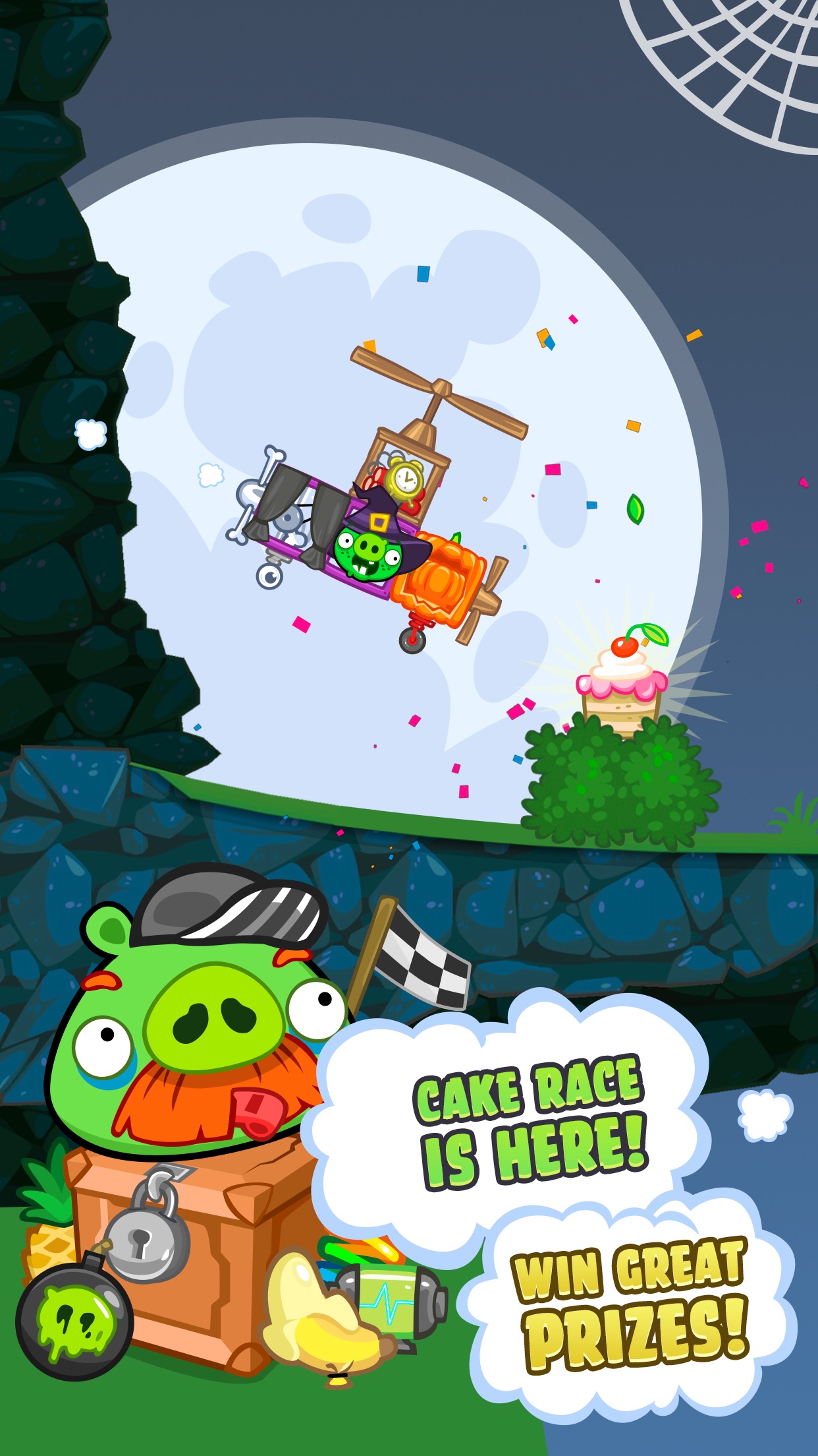 Screenshot do app Bad Piggies