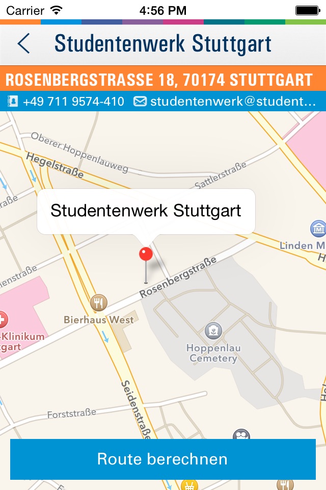 Studierendenwerk Stuttgart screenshot 2