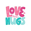 Love & Hugs Adorable Sticker