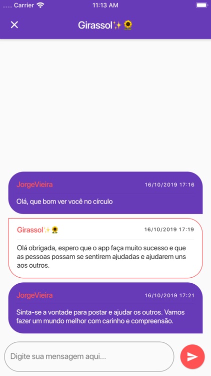 Círculo de Ajuda screenshot-3