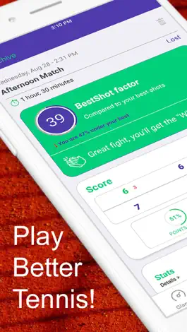 Game screenshot Best Shot Tennis Tracker mod apk