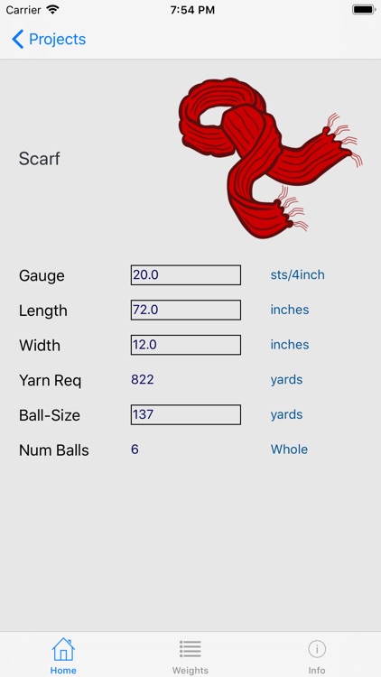 Knitting Yarn Calc Pro screenshot-3