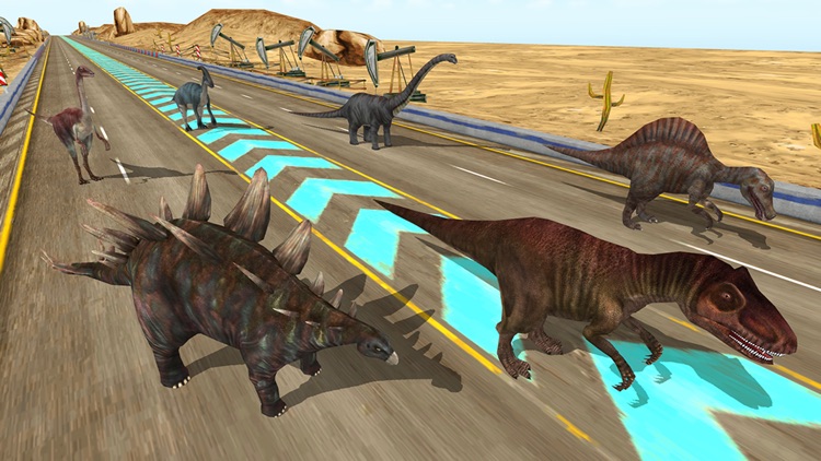 Jurassic Dinosaur Racing Fever screenshot-7