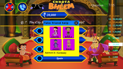 How to cancel & delete Quiz Like KBC with Bheem from iphone & ipad 3