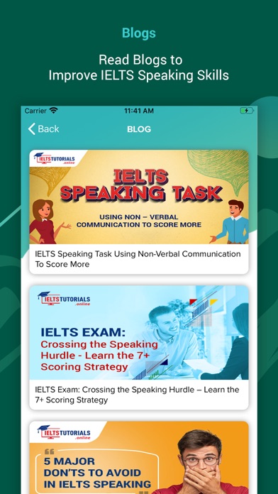 IELTS Tutorials - Speaking screenshot 4