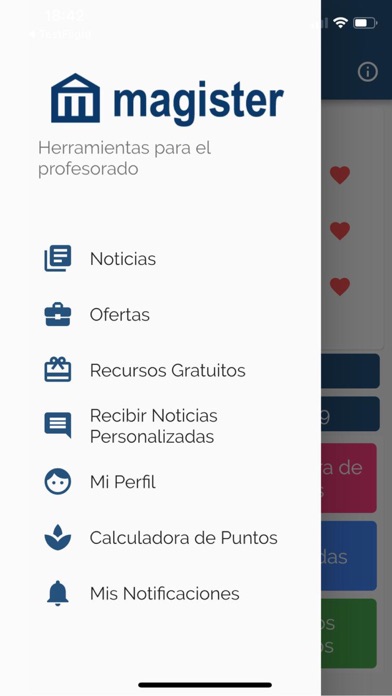 App Magister: Oposiciones screenshot 2