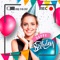 Create custom birthday invitation cards with gif animations, stickers and songs