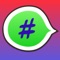 SayIT - funny hashtag stickers