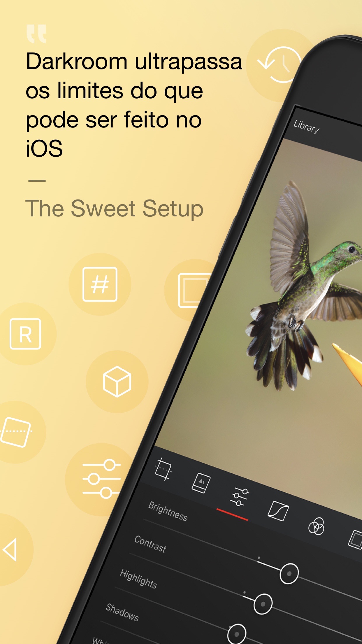 Screenshot do app Darkroom – Photo Editor