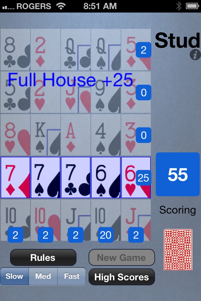 Poker Square - Solitaire screenshot 2