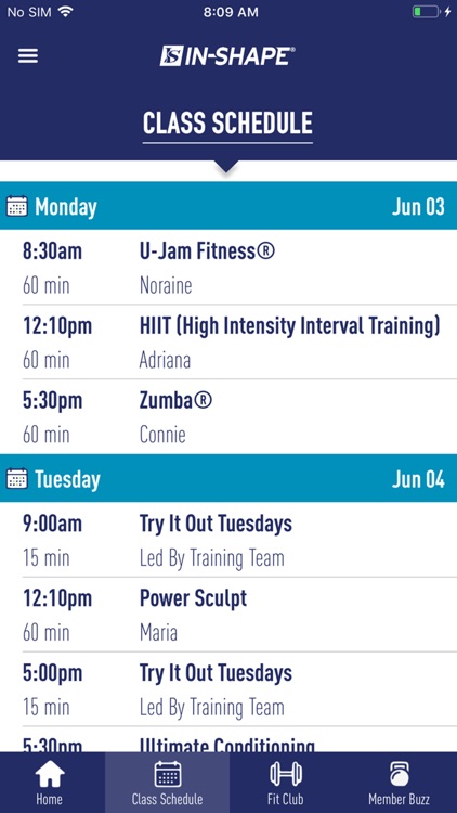 In-Shape Health Clubs