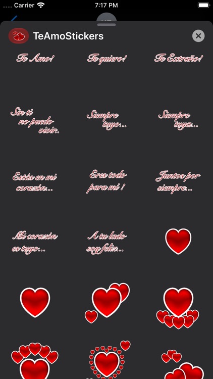 Te Amo Stickers screenshot-5