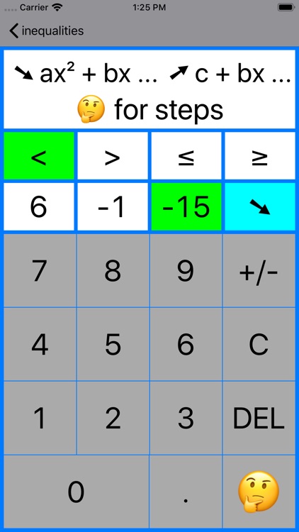 Quadratic Inequalities