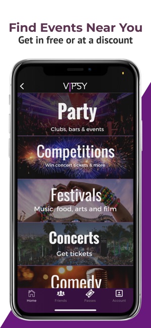 Vipsy - Events & Entertainment(圖1)-速報App