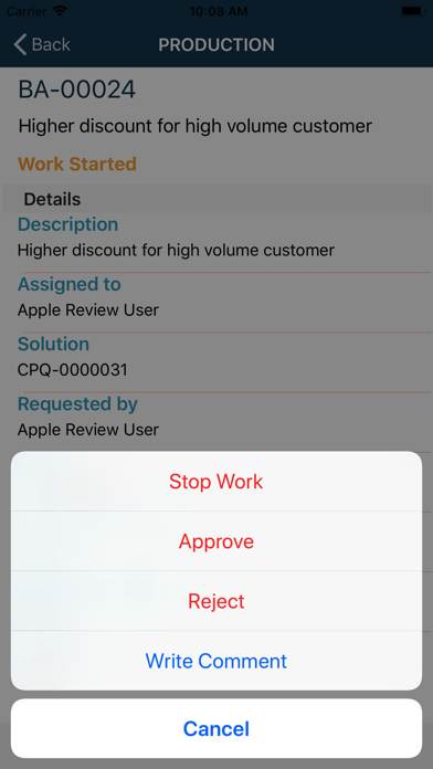 How to cancel & delete Tacton CPQ Approvals from iphone & ipad 2