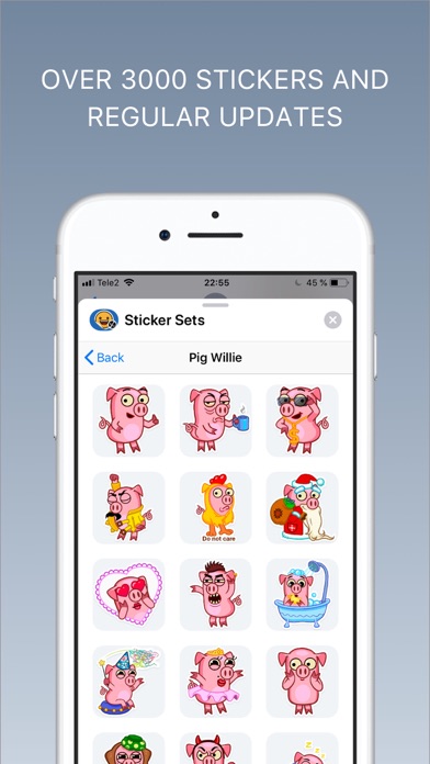 Sticker sets - Emoji keyboard screenshot 4