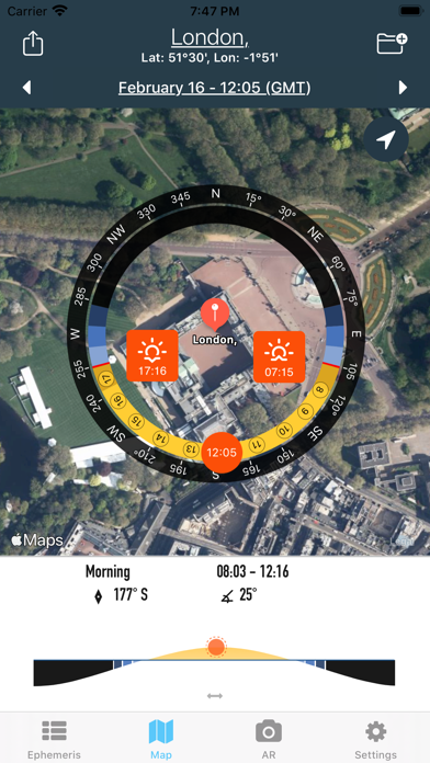 Sun Tracker AR screenshot 2
