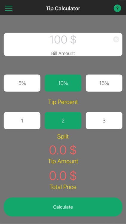 Calculator for Tips