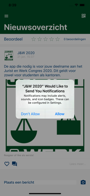 Jurist & Werk Congres 2020