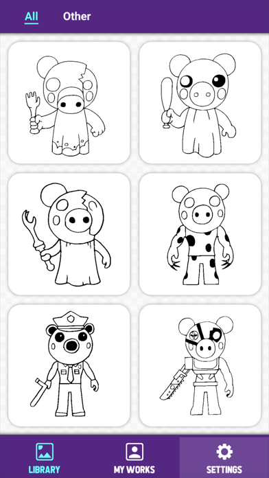 Piggy Roblox Pictures To Color