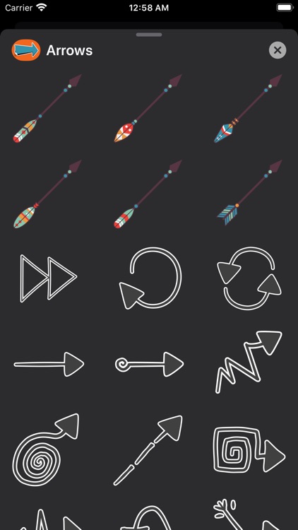 Arrows - Sticker Pack screenshot-8