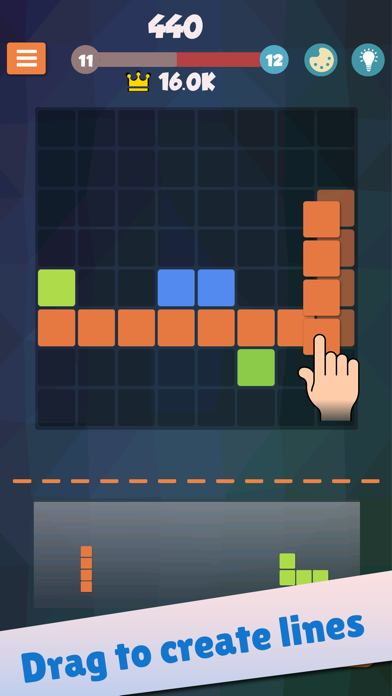 Block Puzzle - Colorful Poly screenshot 2