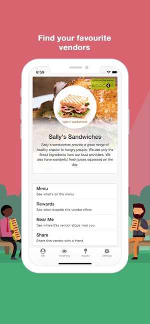 JustArrivd - Sandwich Van App(圖1)-速報App