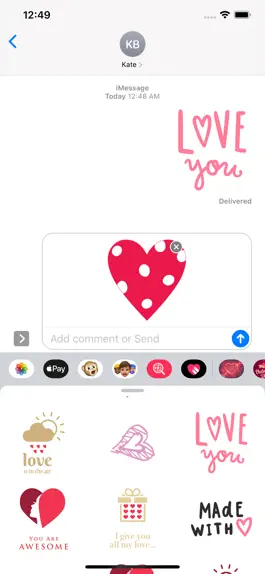 Game screenshot Valentines Day Frames Stickies hack