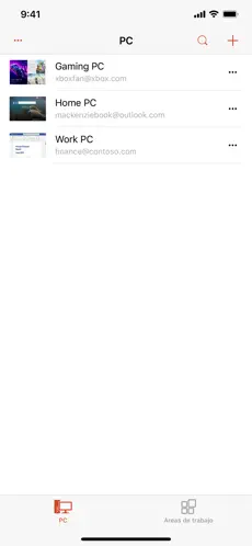 Screenshot 2 Escritorio remoto de Microsoft iphone