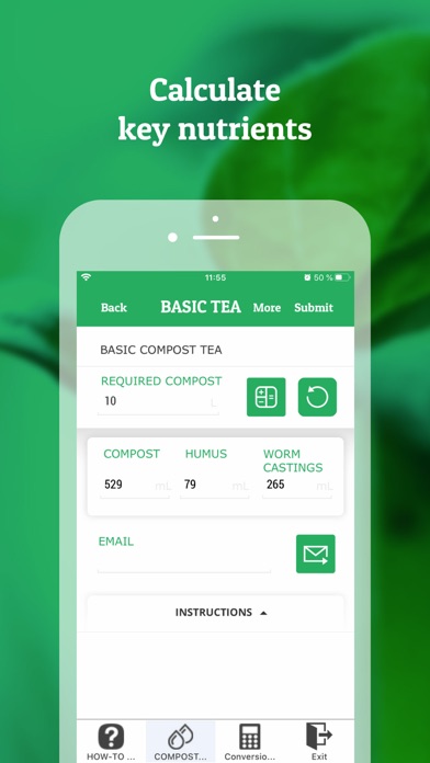 Compost Tea Calculator screenshot 2