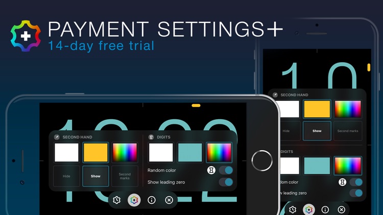 ClockPhone - big digital clock screenshot-4