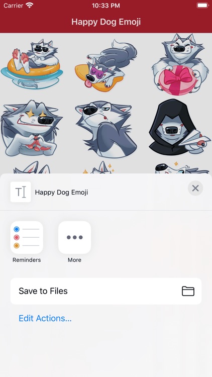 Happy Dog Emoji screenshot-3